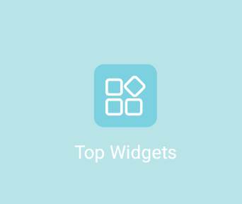 Top Widgets app