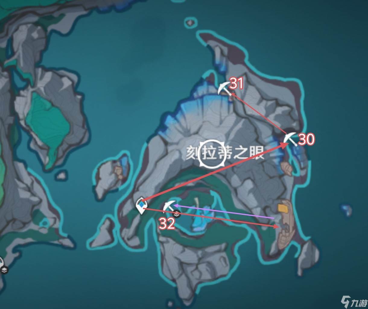 原神月之二版本虹滴晶全收集攻略