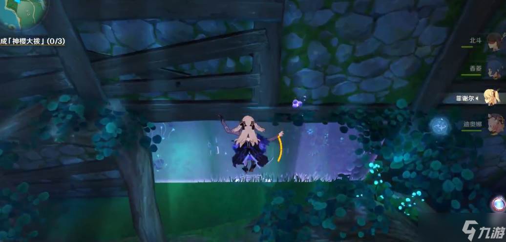 原神枯井旁的门怎么开