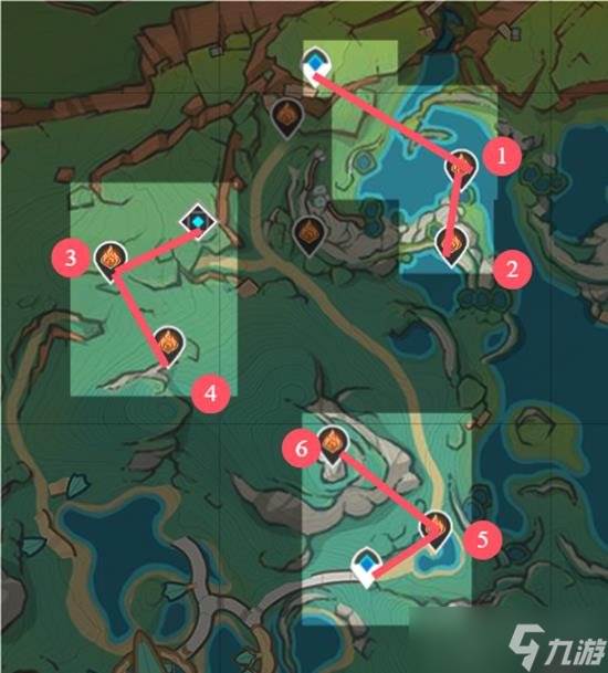 原神纳塔火神瞳搜集攻略和路线推荐