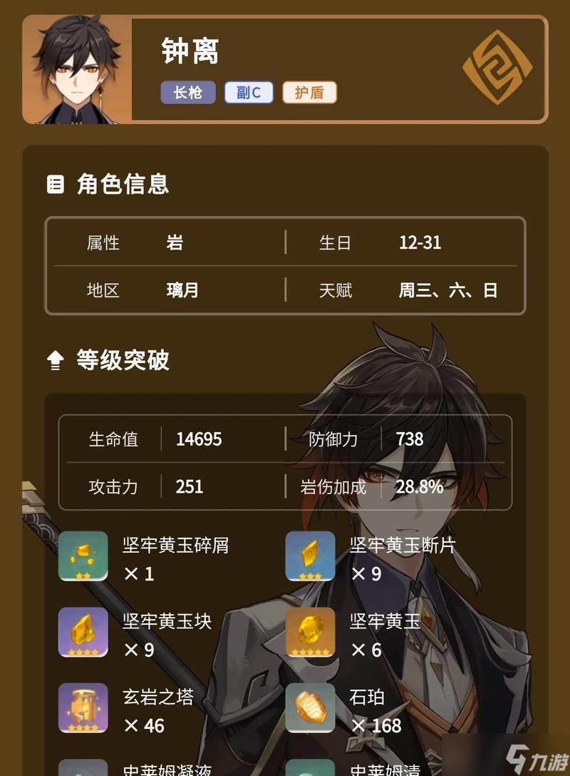 原神钟离输出还是辅助