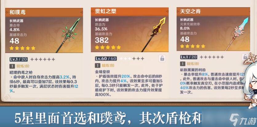 原神魈圣遗物搭配、武器、阵容推荐攻略