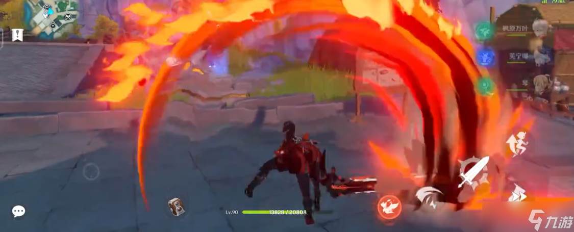 原神手游卢迪克怎么打重击