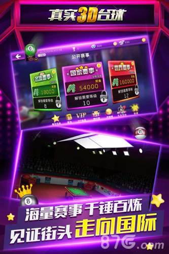 真实3D台球1