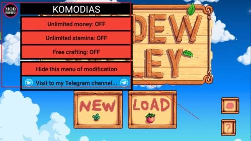 星露谷物语内置功能菜单手机版宣传图