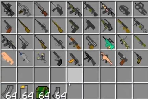 我的世界枪械模组宣传图