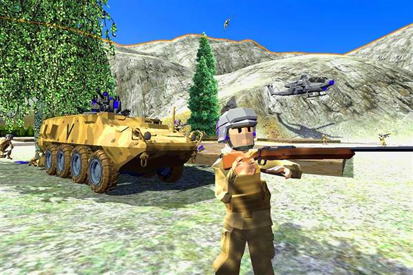 红蓝战地模拟器图片