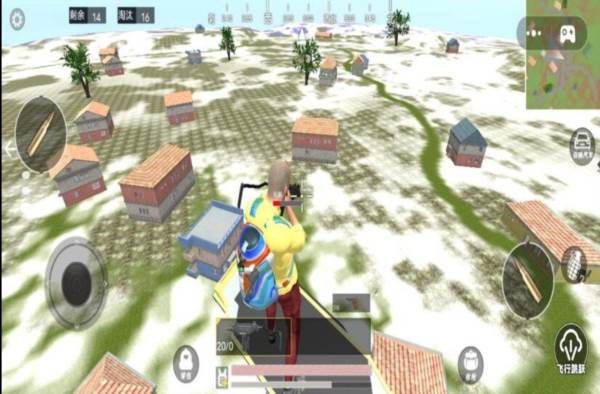 跳伞吃鸡王者图片