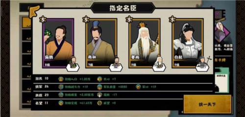 无悔华夏春秋战国开局名臣搭配推荐3