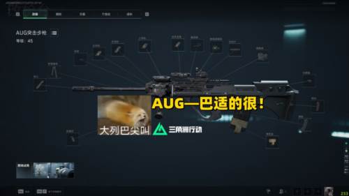 三角洲行动中文版AUG突击步枪进阶推荐1