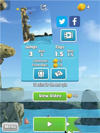 翻转跳水游戏截图3