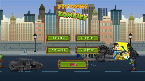 四人与僵尸正版游戏截图2