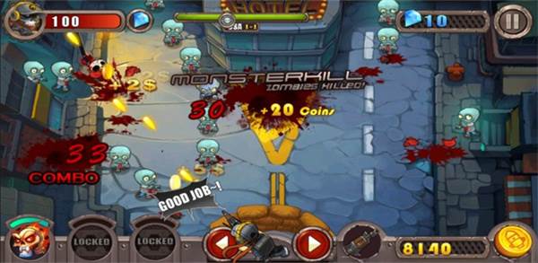 横扫僵尸破解版游戏玩法2