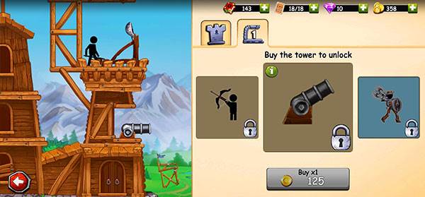 火柴人之守卫城堡2无限金币钻石最新版游戏截图14