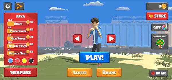 城市战士与街头帮派无限橘子金币版游戏图片4