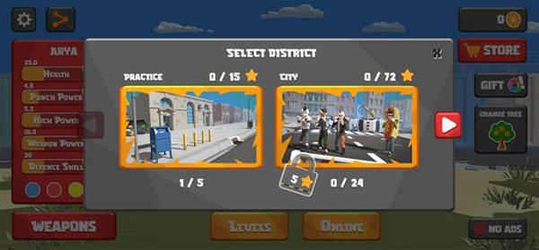 城市战士与街头帮派无限橘子金币版游戏图片6