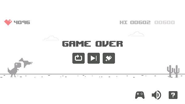 谷歌小恐龙游戏截图7