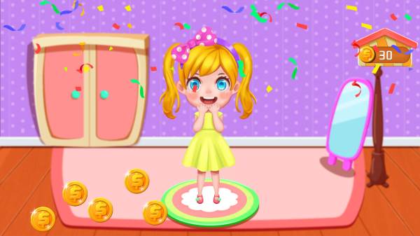 公主贝贝生日派对宣传图