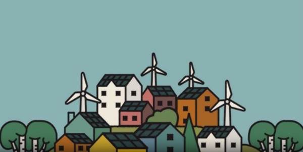 生态动力城镇宣传图