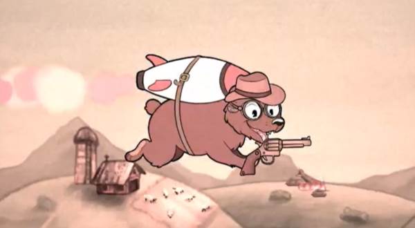 熊熊飞机宣传图