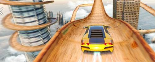 高空坡道汽车游戏亮点