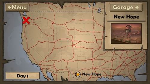 战车撞僵尸1游戏玩法