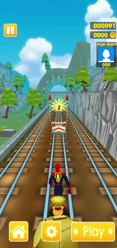 超级英雄奔跑地铁奔跑者新手教程2