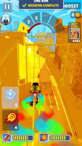 地铁跑酷奕神版宣传图