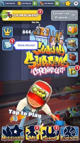 地铁跑酷畅玩版无限跳宣传图