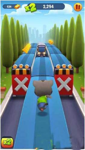 汤姆猫跑酷高分技巧1