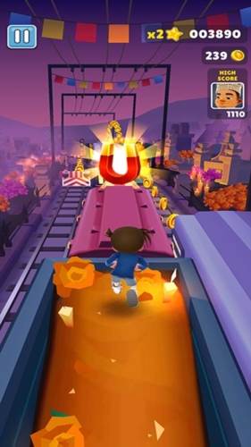 地铁跑酷小治制作宣传图