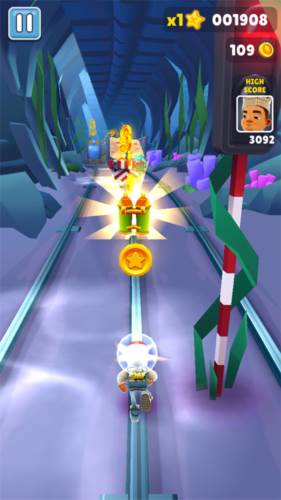 地铁跑酷海底世界版本玩法攻略3