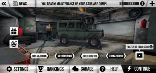 泥泞的越野车模拟器中文版怎么设置中文1