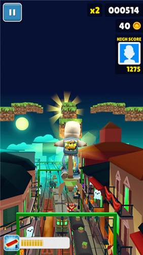 地铁跑酷草方块荔枝二改进阶技巧