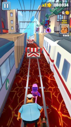 地铁跑酷岩浆版4