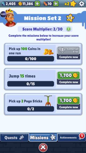 地铁跑酷人机版本3