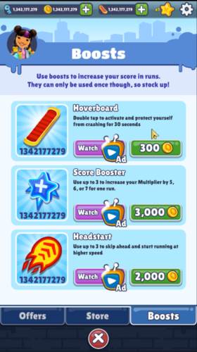 地铁跑酷黑白北极版本12