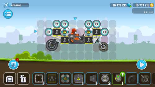 翻滚飞车999999钻999999金币游戏