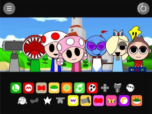 节奏盒子Sprunki马里奥