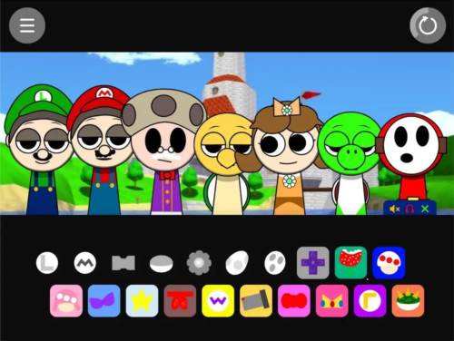 节奏盒子Sprunki马里奥