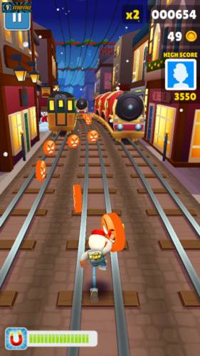 地铁跑酷生气金币版本菜单版7