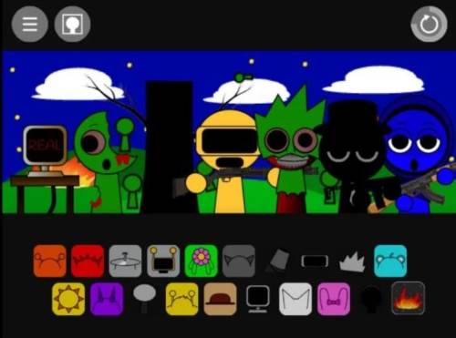 节奏盒子sprunki武器版图片1