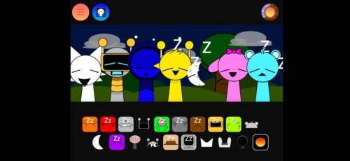 节奏盒子Sprunki夜间版